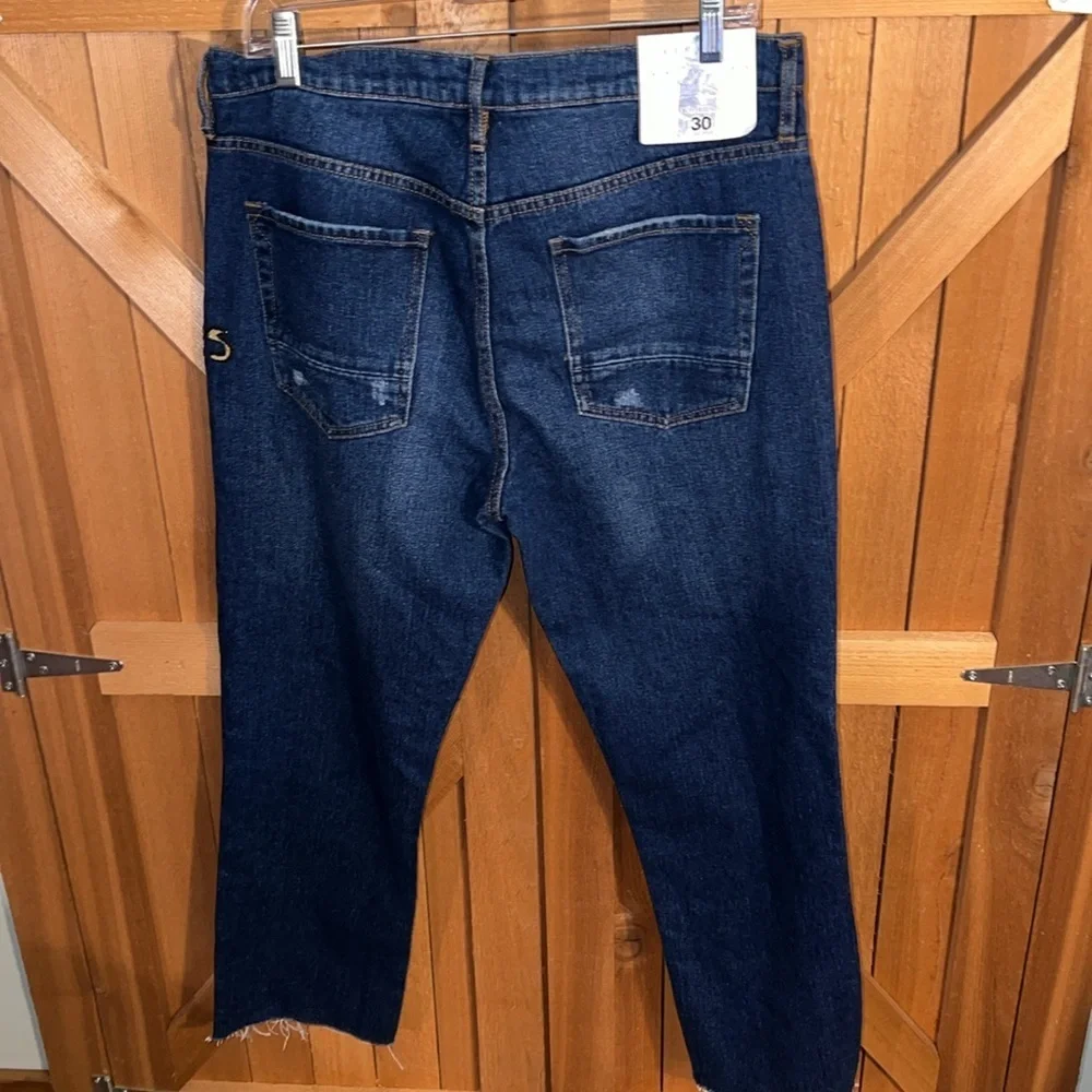 Kendall & Kylie Boyfriend Distressed Jeans 30 - Picture 2 of 8